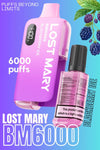 Lost Mary BM6000 Jetable Vape (Boîte de 10)