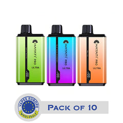 Hayati Pro Ultra 15000 Puffs Jetable Vape (Boîte de 10)