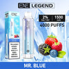 Elux ENE Legend 4000 Puffs Jetable Vape (Boîte de 10)
