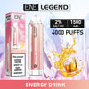 Elux ENE Legend 4000 Puffs Jetable Vape (Boîte de 10)