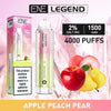 Elux ENE Legend 4000 Puffs Jetable Vape (Boîte de 10)