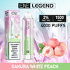 Elux ENE Legend 4000 Puffs Jetable Vape (Boîte de 10)