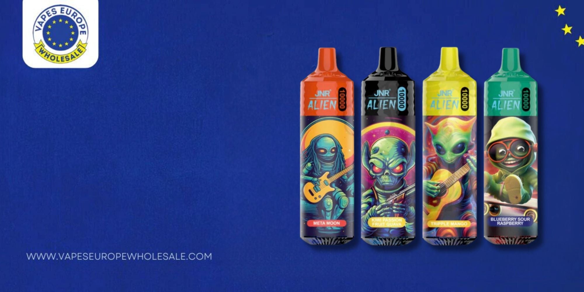 Les meilleures saveurs du JNR Alien 10000