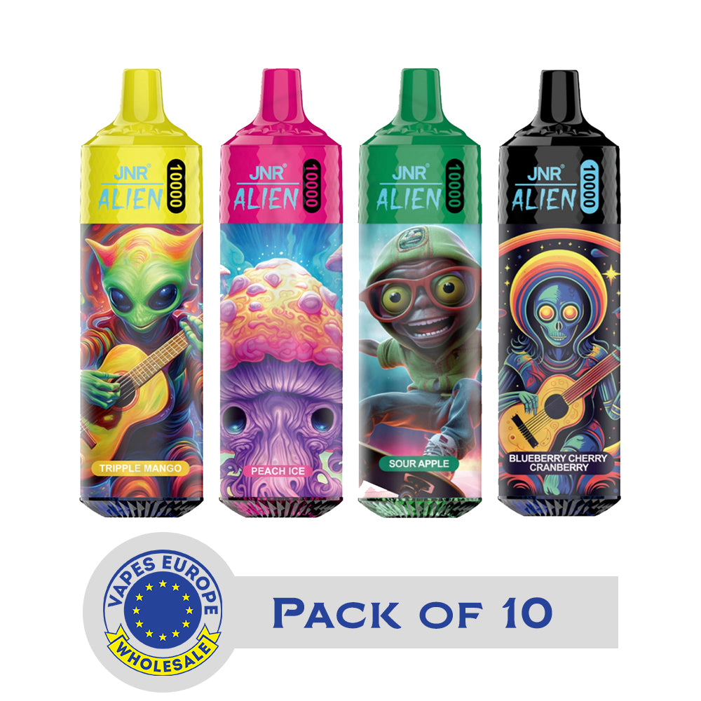 Puff Alien - JNR 10K Jetable Vape - 73.89 Puff Alien - JNR 10K Jetable Vape - 73.89